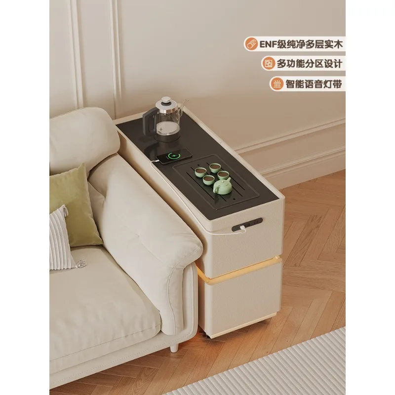 A Few Cabinets on The Side of The Living Room, A Few Small Apartments, Boiling Water, Mobile Lockers, Tea ,
