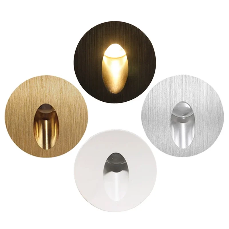 

Dimmable LED Stair Light Aluminum Wall Lamp 1W 3W Recessed Step Pathway Corner s AC85-265V DC12V