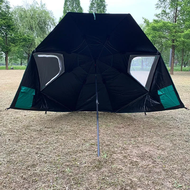 Beach Sun Umbrella Outdoor Fishing Shade Tent Printed Logo Advertising Large Patio Parasol For Garden Camping Use