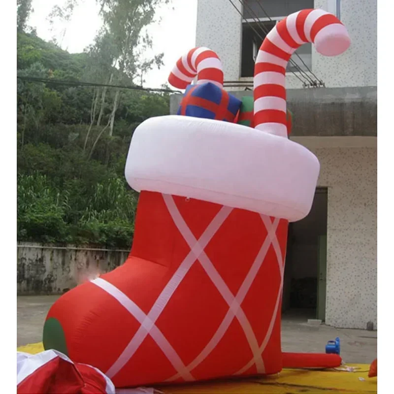 Factory Price Christmas Decoration Inflatable Socks For Sale