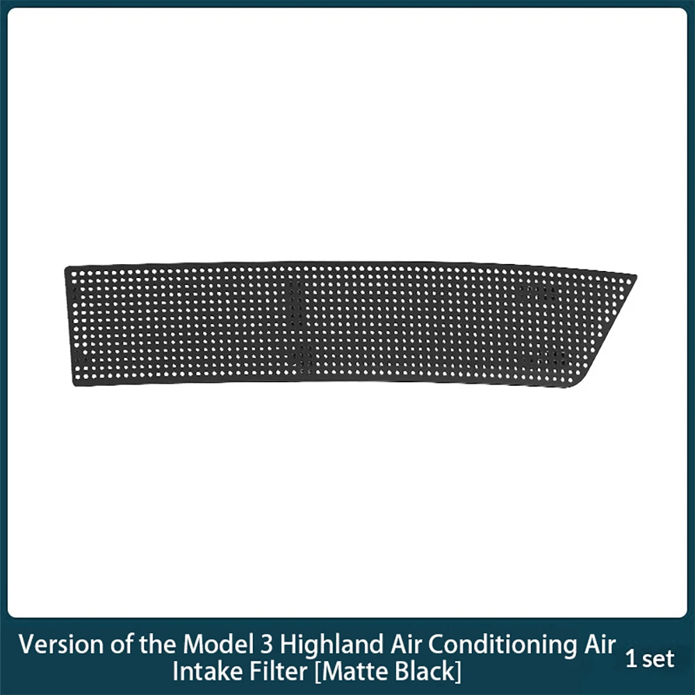 Frunk Air Inlet Protective Cover for Tesla Model 3 Highland Intake Vent Net Grill Insect-proof Filter Car Interior Accessories