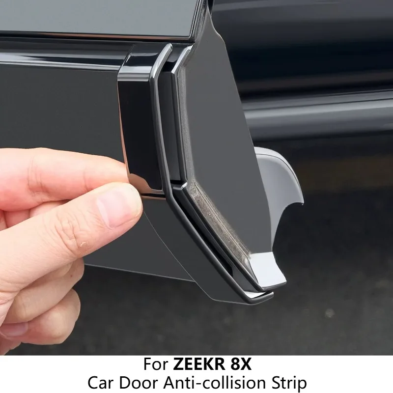 For ZEEKR 8X Invisible ABS Door Edge Guard Anti Scratch Body Protective Sticker Precise Fit Exterior Decoration Mod Accessories