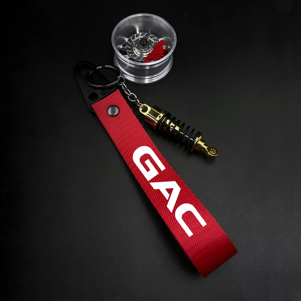 النايلون سيارة الزخرفية سلاسل المفاتيح مفتاح سلسلة ل GAC Trumpchi Aion GS8 GS4 GS3 Empow GS5 كوبيه GA4 GM8 اكسسوارات السيارات الإبداعية