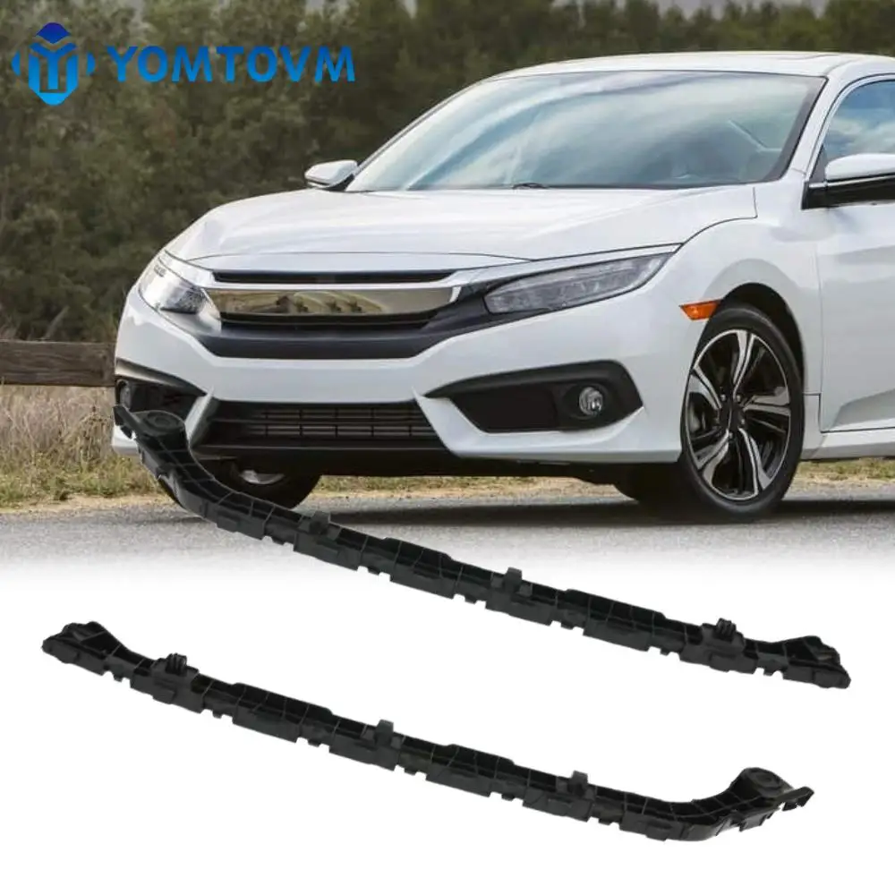 1 Pair Rear Bumper Cover Support Left Right For HONDA CIVIC DX EX-T SE Si Sport 71593TBAA00 71598TBAA00