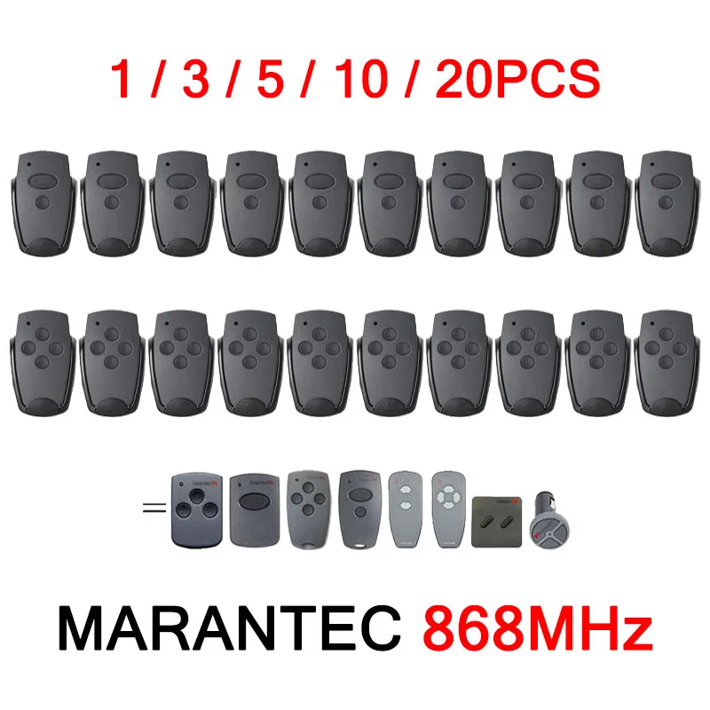 

1-20PCS MARANTEC 868MHz Digital 304 302 D302 304 313 384 382 321 323 131 Garage Door Opener Gate Remote Control Hand Transmitter