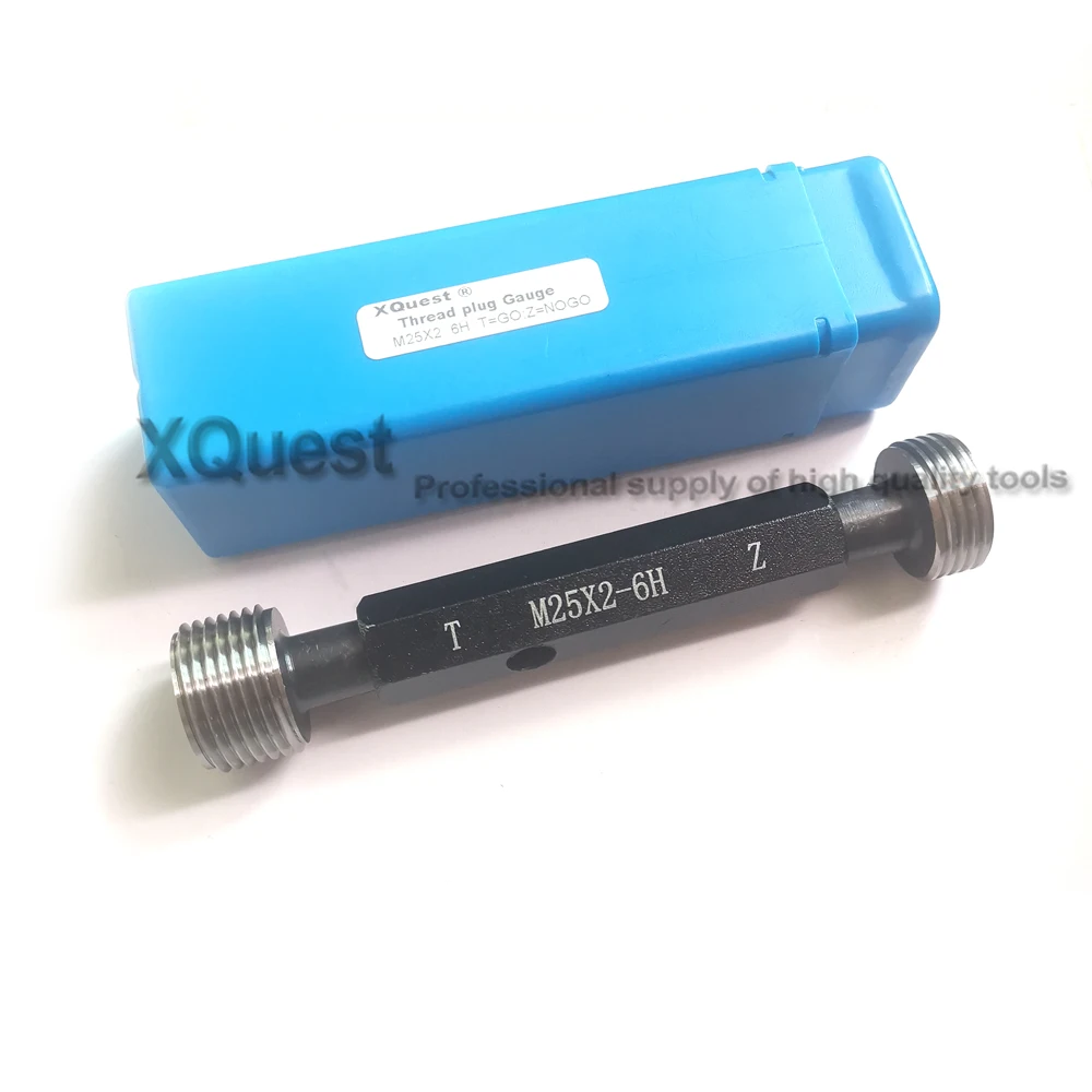 ISO 6H Metric Thread Plug Gauge M25 M25X2 M25X1 Screw Threads Gages M25X1.5 M25X3 Fine Threaded Gauges M25X0.75 M25X0.5