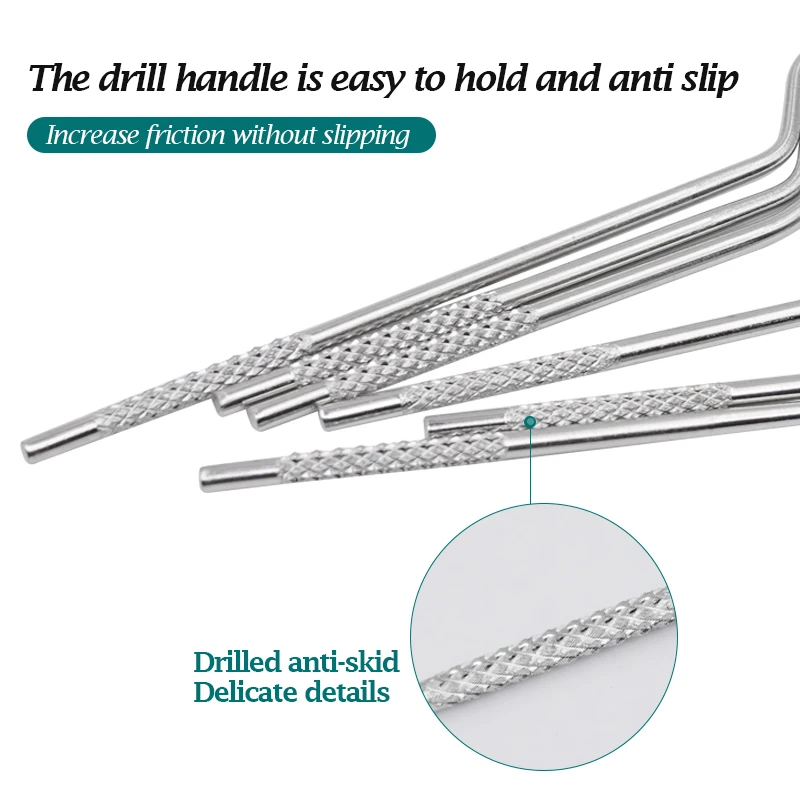 Juego de palillos de dientes de acero inoxidable, herramientas de Limpieza de dientes portátiles, hilo dental reutilizable, limpiador de eliminación de sarro, 7 piezas