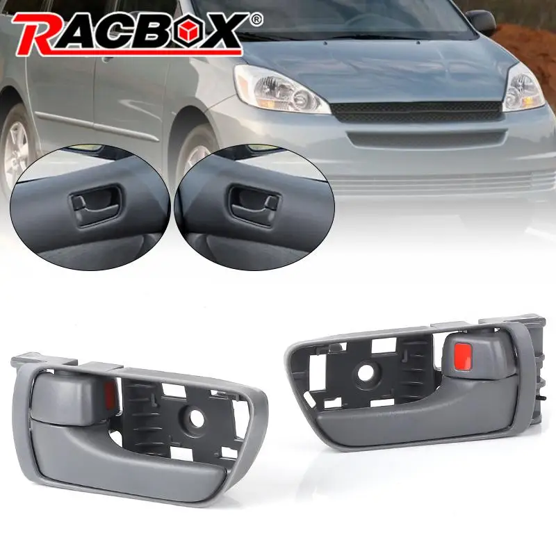 Car Left Right Interior Door Handle For Toyota Sienna Van 2004 2005 2006 2007 2008 2009 2010 69205-AE010-B1 Gray Handle