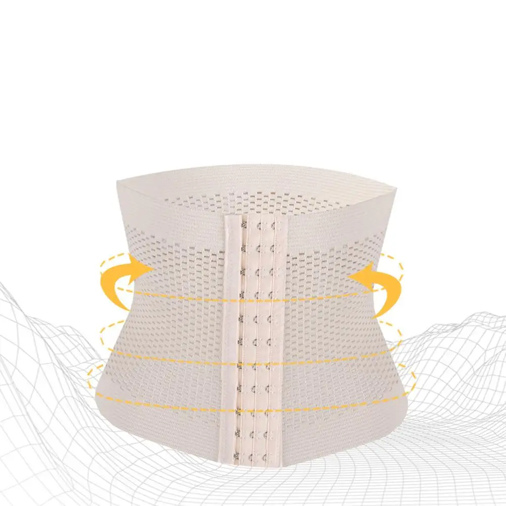 2 Pcs Postpartum Belly Belt Maternity Recovery Compression Slimming Waist Band Men Women