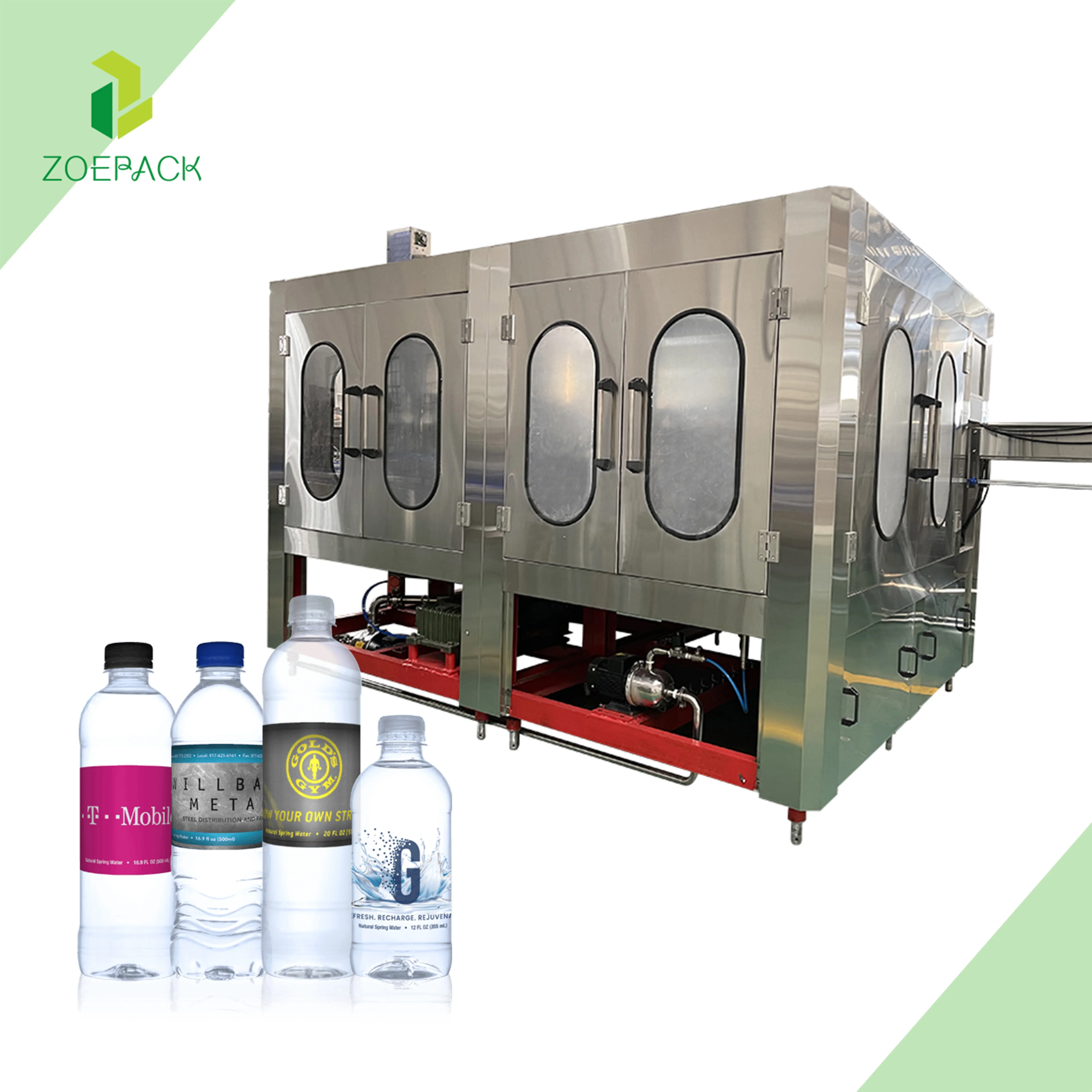 Full Set Complete Automatic PET Plastic Small Bottle Drinking Mineral Water Production Line/Bottle Water Filling Machine