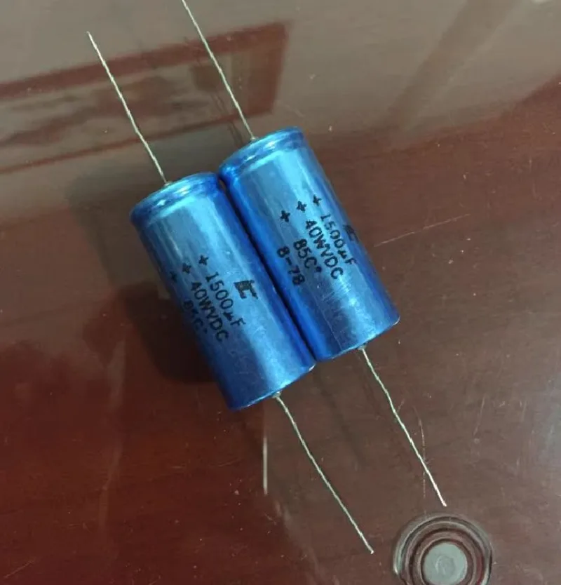 10PCS/Pure IC 1500UF 40V fever axial electrolytic capacitor with a volume of 20 * 50mm