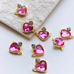 10Pcs/Lot Japanese Nail Art Alloy Decoration Sailor Moon Heart Ornament Metal Nail Art Nail Decoration Accessories