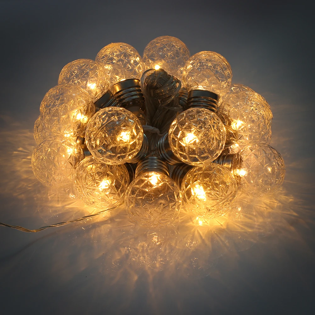 Solar Rattan Ball  LED String Pineapple Pattern Hanging Lights Waterproof Solar String Lights for Patio Garden Yard