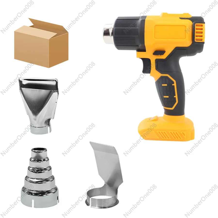 

High-power portable lithium battery hot air gun charging small temperature regulation heat shrinkable film plastic welding gun