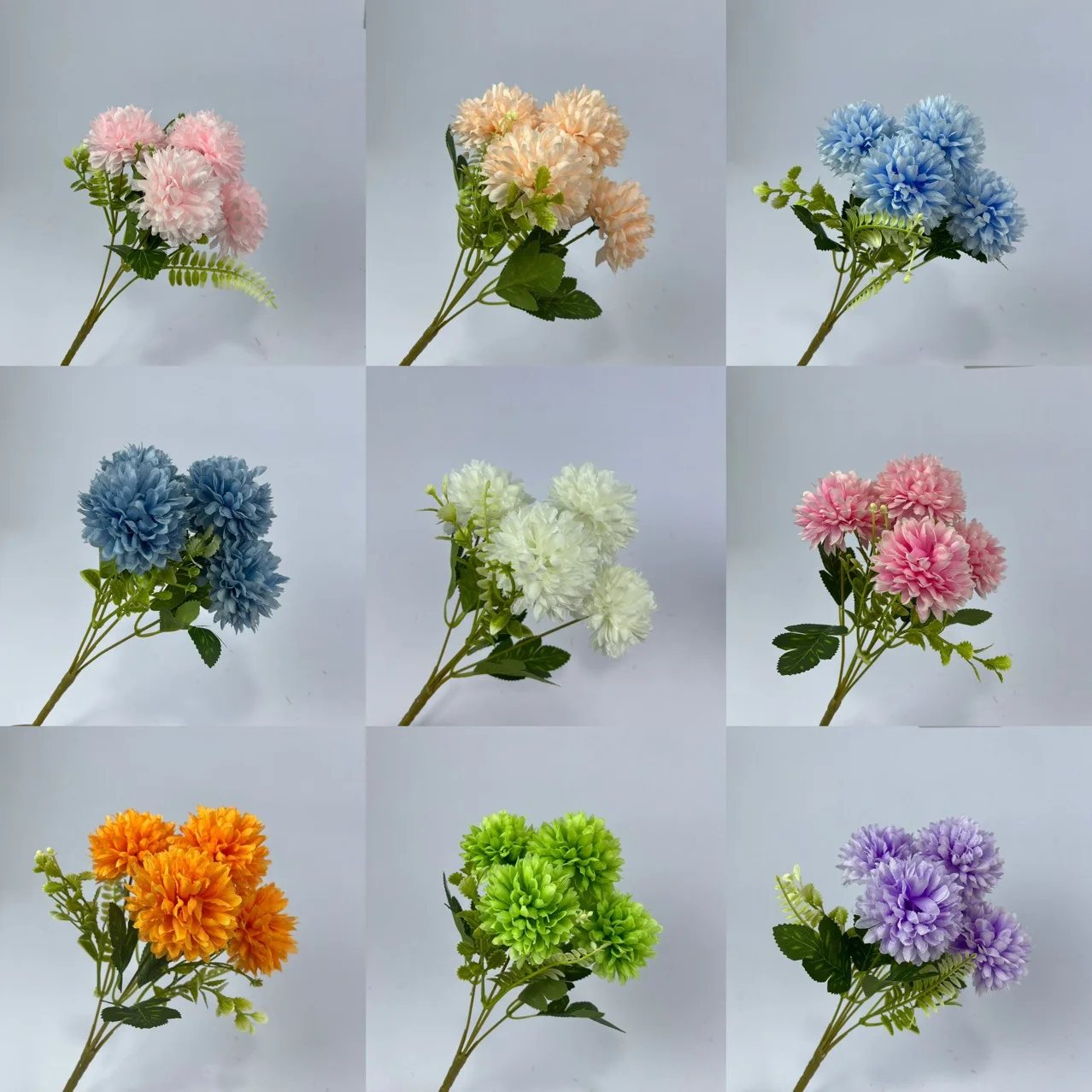 Simulated 5-head Chrysanthemum Wedding Decoration Indoor Home Soft Decoration Hotel Shopping Mall Road Guide Photography Props