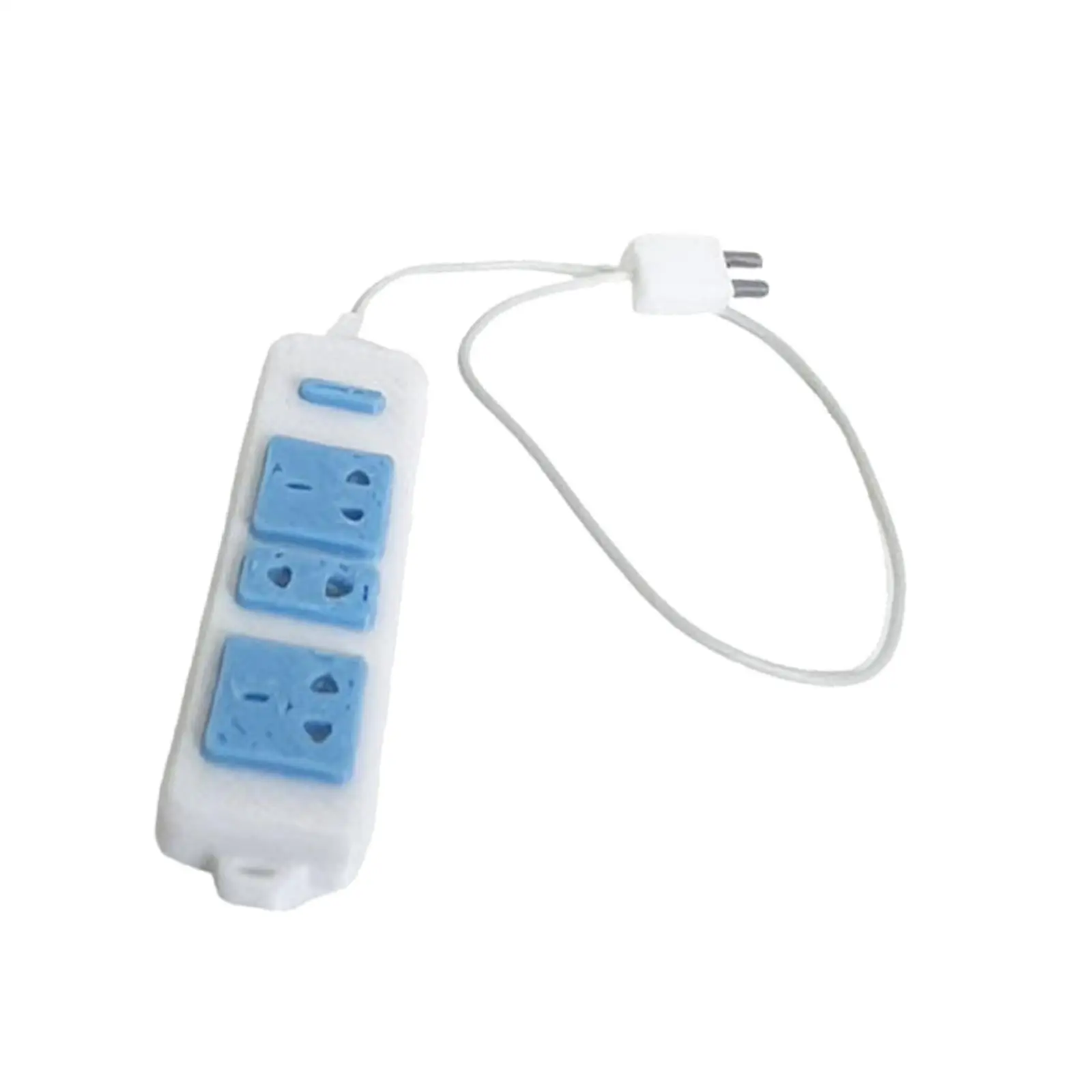 نموذج مصغر المقبس مصغرة المكونات الكهربائية قطاع لعبة مشاهد صغيرة عرض دمية مصغرة التوصيل قطاع لغرفة النوم المنزل