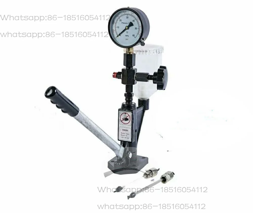 Injector Test Equipment Injector Nozzle Calibrator Oil Pump Nozzle Tester S60H Pressure Gauge Oil Cup
