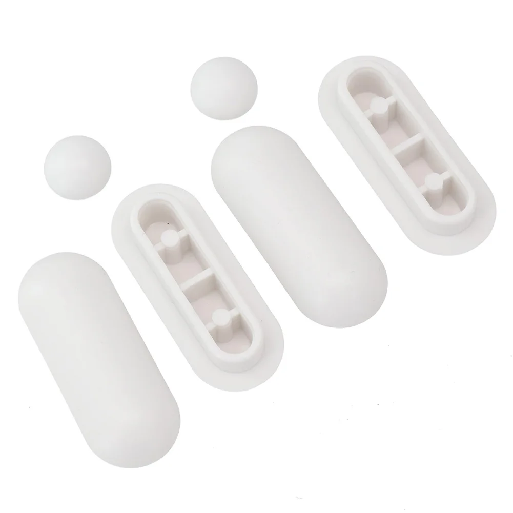 Set of 6 Toilet Base and Seat Bumpers for Effective Load Distribution and Noise Suppression in Frequent Usage Scenarios