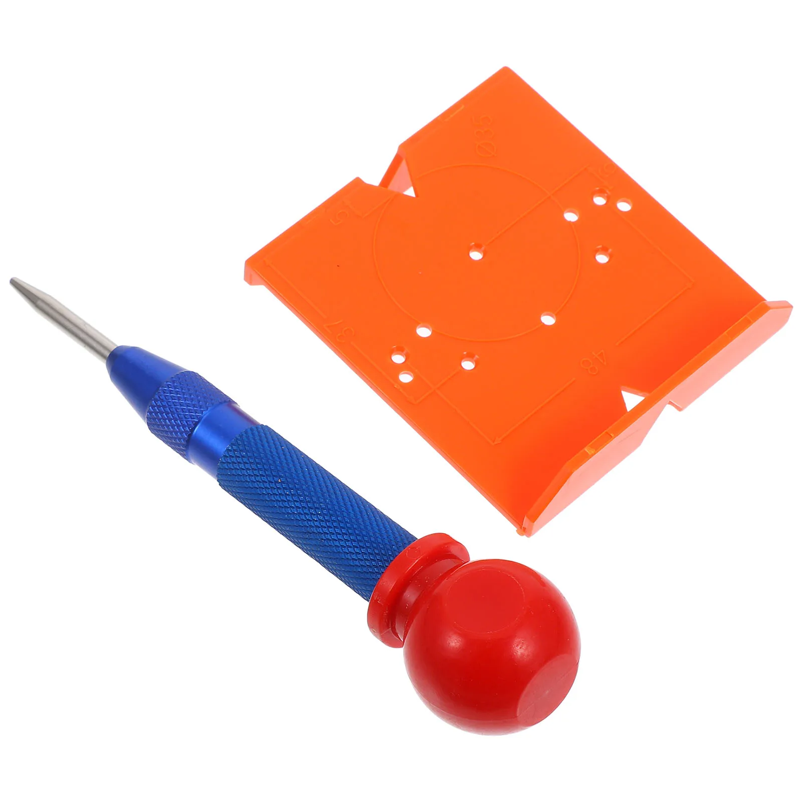 

1 Set Hinge Hole Drilling Guide Locator Tool For Woodworking Furniture Hinge Installation Doweling Drill Guide Hole Punching