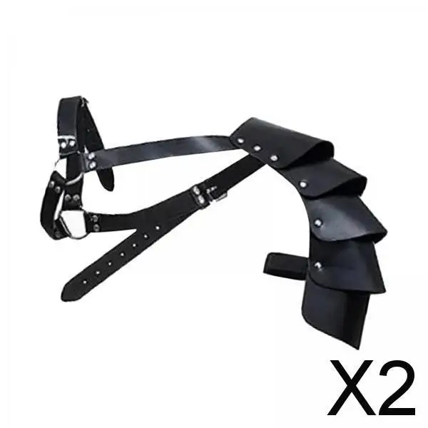 

Готический костюм в стиле стимпанк, доспехи на плечо, нарядное платье, ремень из искусственной кожи, средневековая защита для выступления на сцене