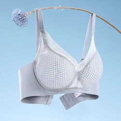 Big Chest Appears Small Bra for Women Lightweight Breathable Seamless Soft Support Breast Collection Anti Sagging Bra OWD6105