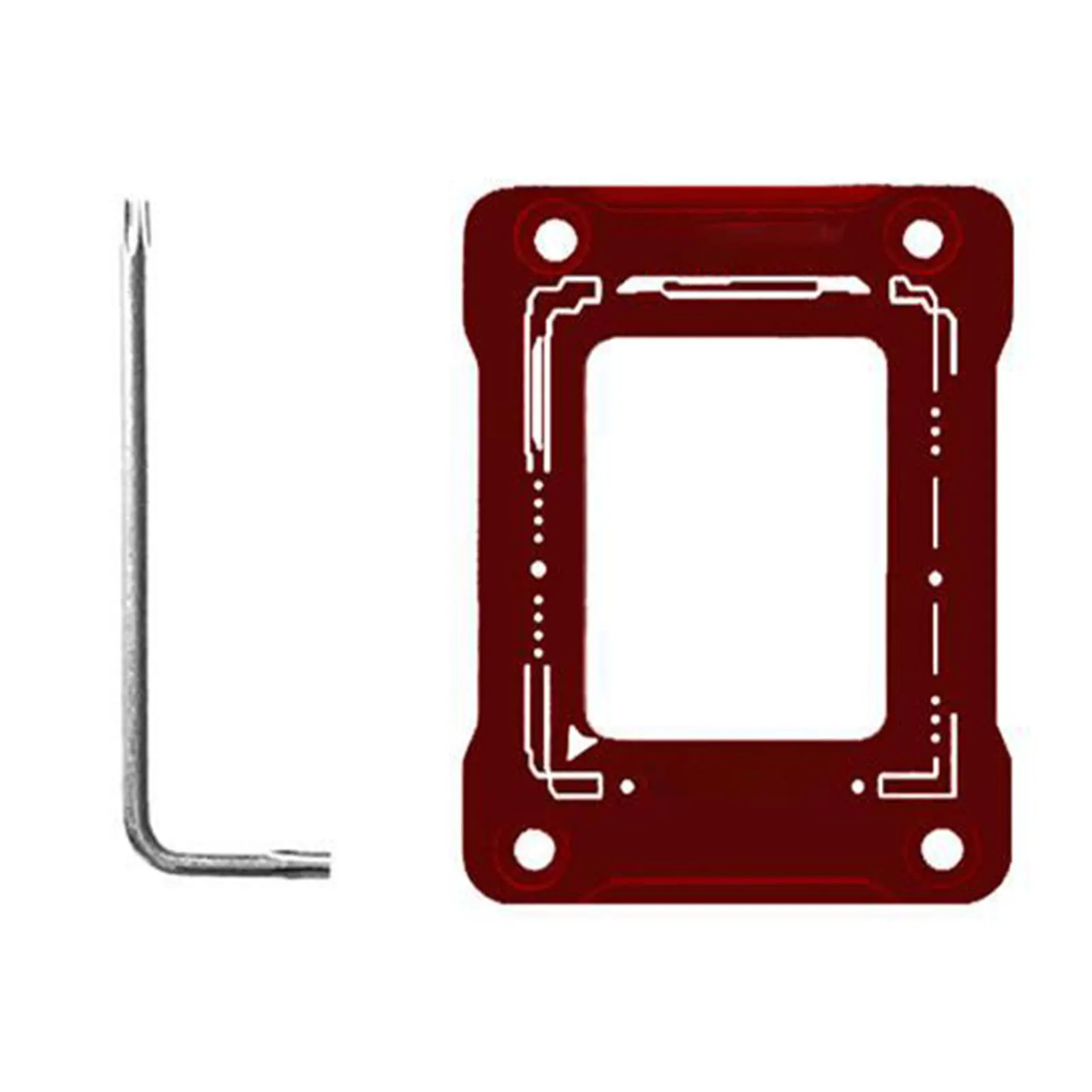 Replacement CPU Fixed Buckle Aluminum Alloy Retrofit Durable Contact Frame Anti-off Compatible For Intel12 Generation LGA1700