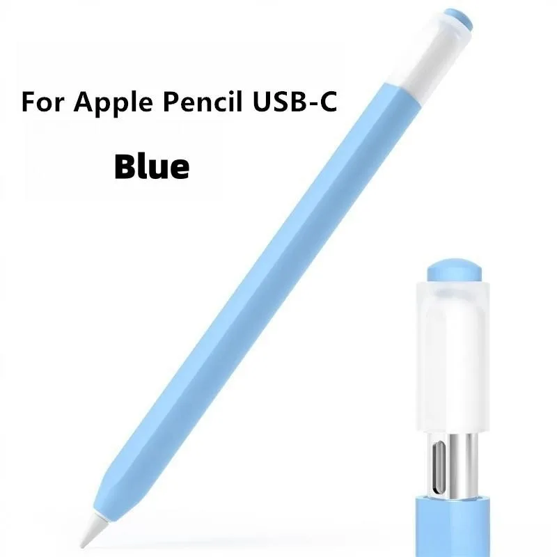 Pencil Case for Apple Pencil 3rd Gen USB-C, Stylus Protective Cover Soft Silicone Shockproof Non-slip, Stylus Silicone Sleeve
