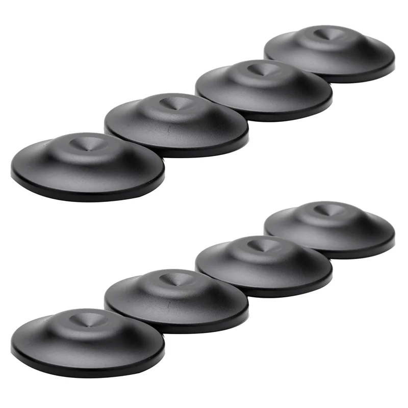 【Flash-Deal!】8PCS Amplifier Speaker Feet Spikes Pads Replacement Speakers Amplifier Recorder Feet Pad Black