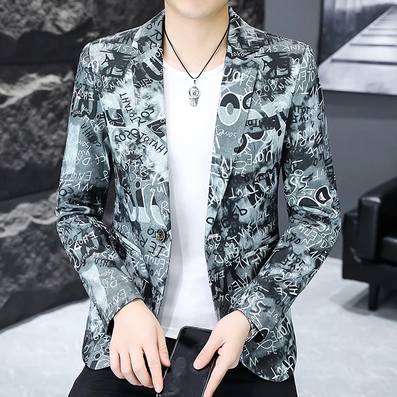 سترة ARC للرجال عصرية للأعمال الخارجية كاجوال مطبوعة بشكل مريح للرجال سترة زفاف مناسبة تمامًا على الطراز البريطاني #2