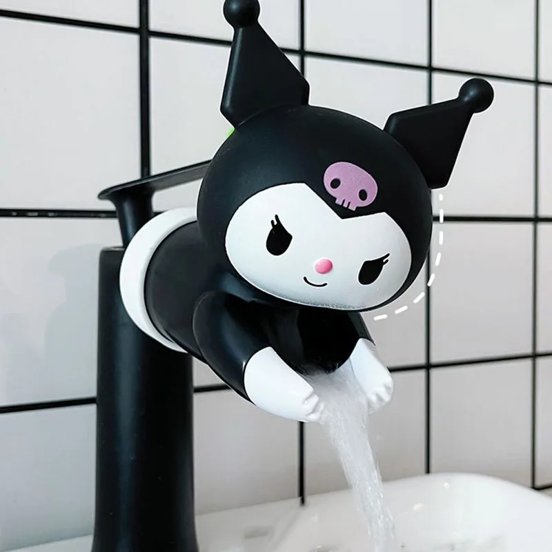 

Kawaii Sanrio Faucets Extenders Hello Kittys Accessories Cute Anime Anti-Splash Water Diverter Baby Hand Wash Toys for Girl Gift