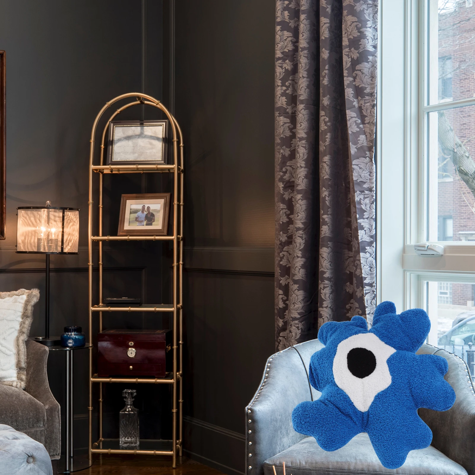 

Decorative Flower Cushion Elegant Visual Experience Comfortable Touch Seating Cushion for Home Cute Throw Pillows