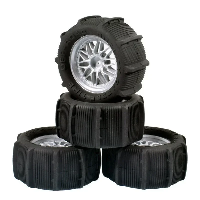 4PCS SCY Off-Road Snow Desert Paddle Wheel Tires For 16101Pro 16102 16103 16104 16106 SG116 MAX Q130,Fit Wltoys MJX RC