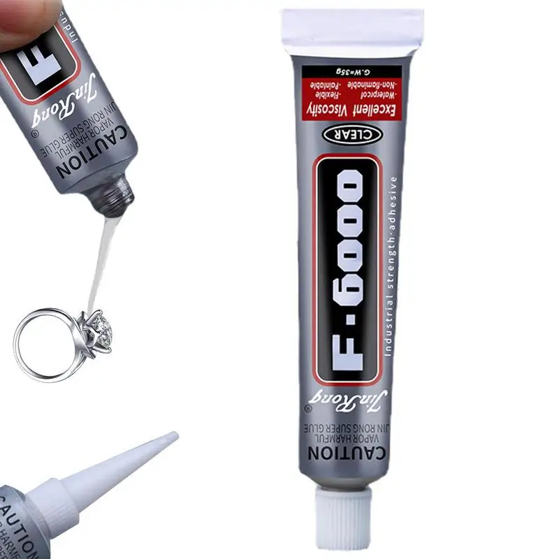 F 6000 Multipurpose Industrial Adhesive Glue Instant Adhesive Sealant Fix Glue Nail Art For Fabric Bonding Repair Leather