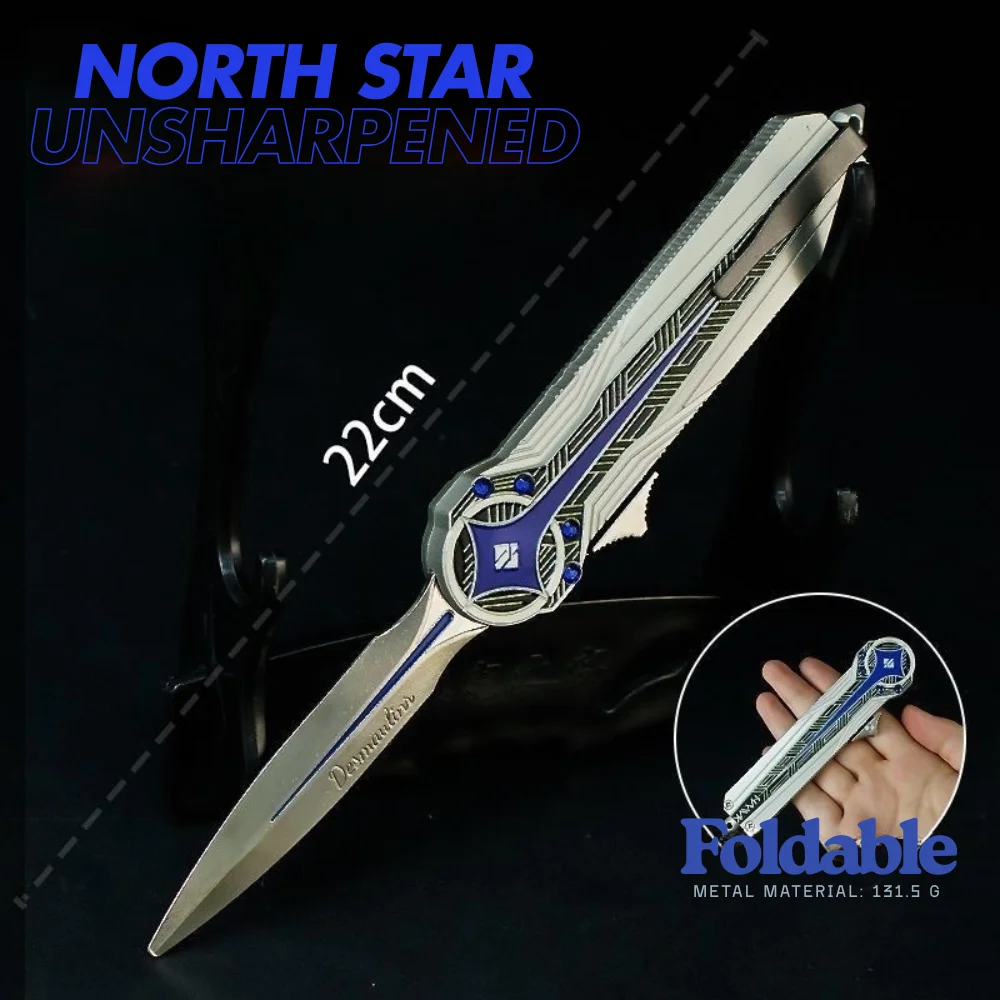 Polaris Gaming Decorative Knife, Role Playing Props, Teen Boys Gift, Gaming Room Desktop Decoration, Unsharpened
