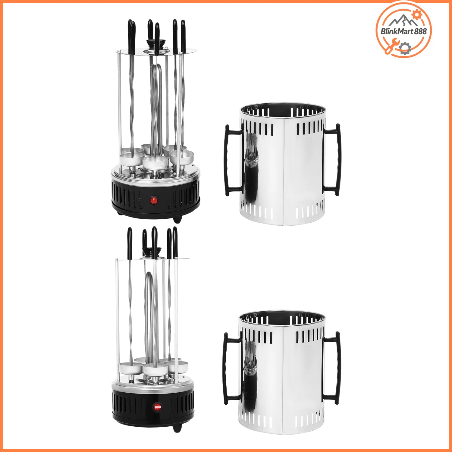 Automatischer vertikaler Grill mit 5/6-Sticks …