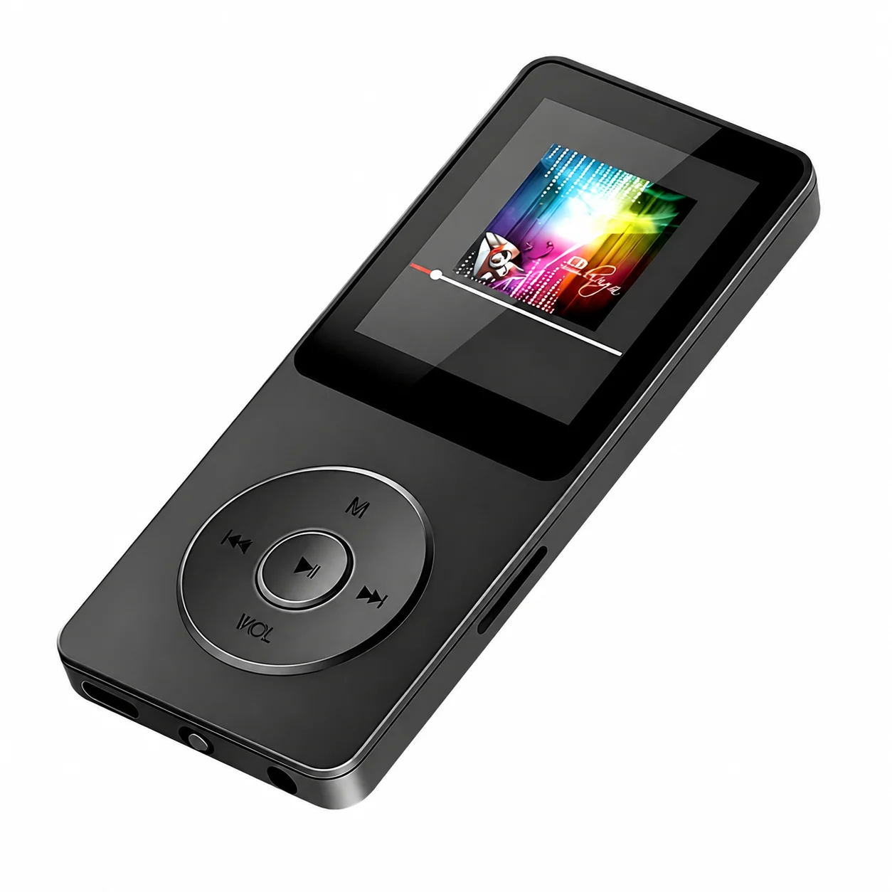 HTMCK Portable Bluetooth MP3 Player with LCD Screen, Support FM Radio HiFi Lossless Music Video E-Book & USB Flash Drive
