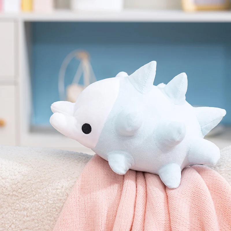Snom Plüschpuppe, schöne Eisfigur, weiches, flauschiges Sammelspielzeug für Spiele- und Anime-Fans, für den Innenbereich, Tischdekoration, Heimdekoration – Detail 12