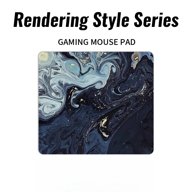 Strata Liquid-alfombrilla pequeña para ratón, alfombrilla para ordenador portátil para videojuegos, alfombrilla para teclado, Protector de escritorio, almohadillas para ratón de dibujos animados de Anime, 18x22cm