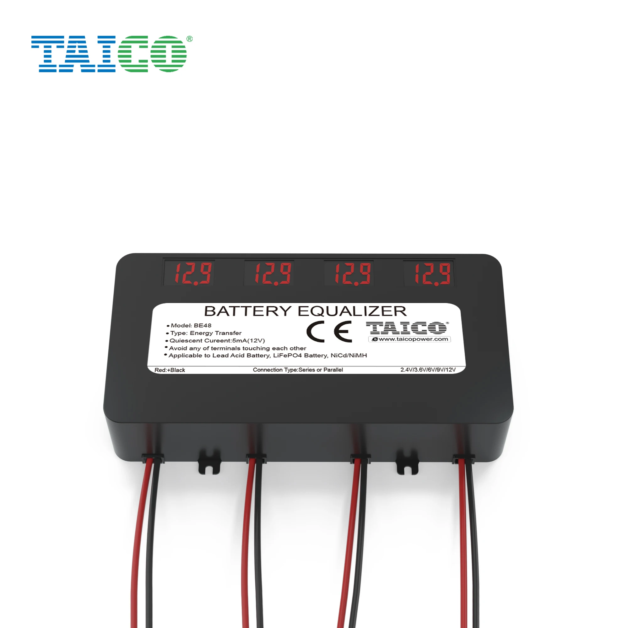 TAICO Patent BE48 48V Battery Equalizer for 24V 48V 96V battery Balancer battery life