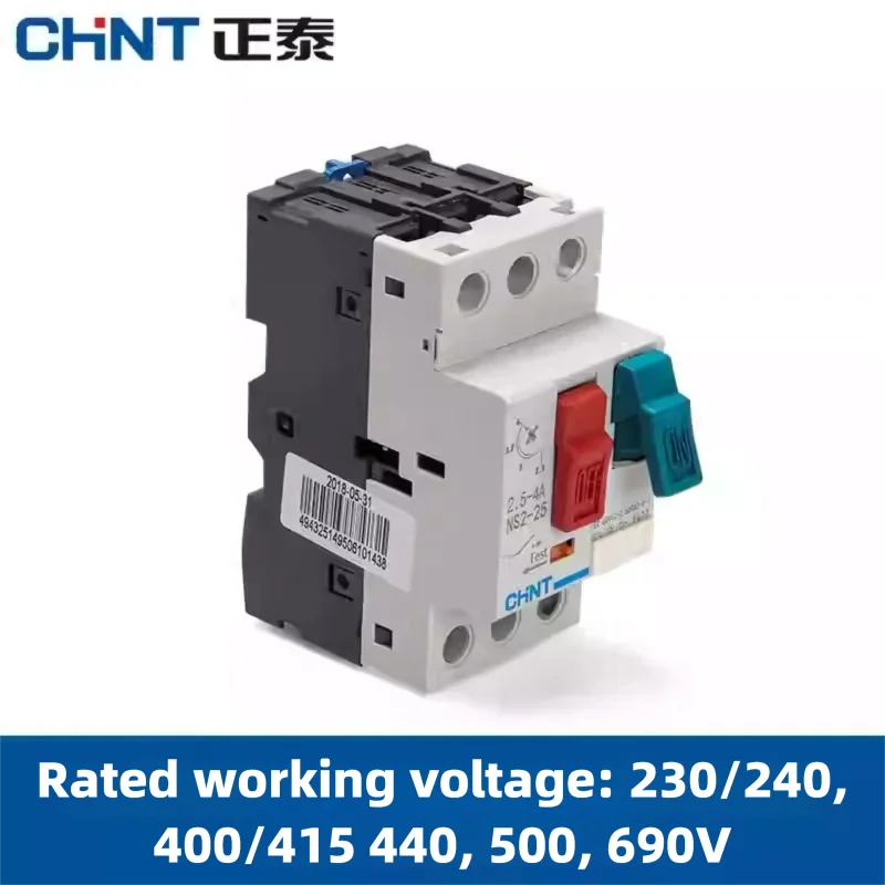 CHINT Motor Protection Circuit Breaker NS2-25 Motor Starter Three-Phase Motor Overload and Short Circuit Protection