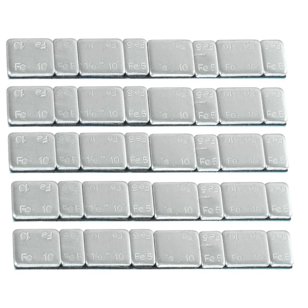 40Pcs Metal Counterweight Weight Balance Block for Wheel Rim RC Crawler Traxxas TRX4 Axial SCX10 90046 D90