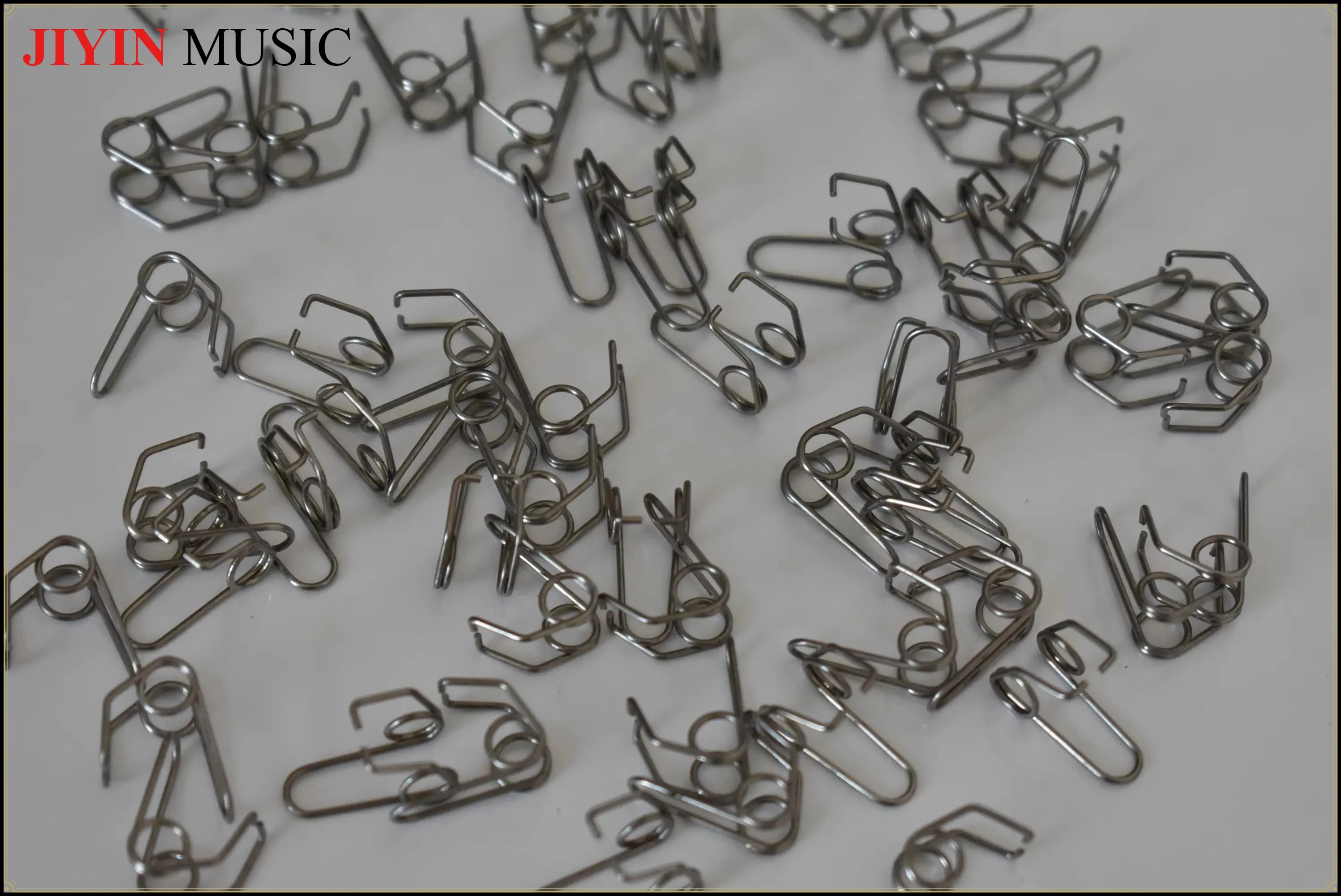 

50 Pcs Stainless Steel Trumpet Drain Valve Spring Musical Instrument Repair Parts Accessory
