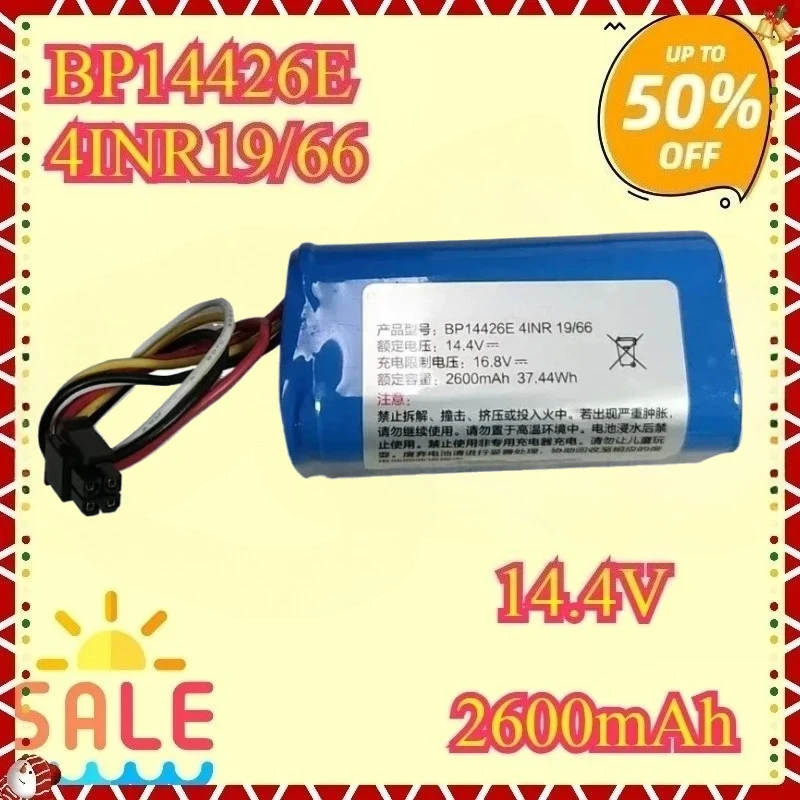 

New 14.4V 2600mAh Li-ion Battery for Ursus Trotter BP14426E 4INR19/66 Robot Vacuum Cleaner Battery Accessories Part
