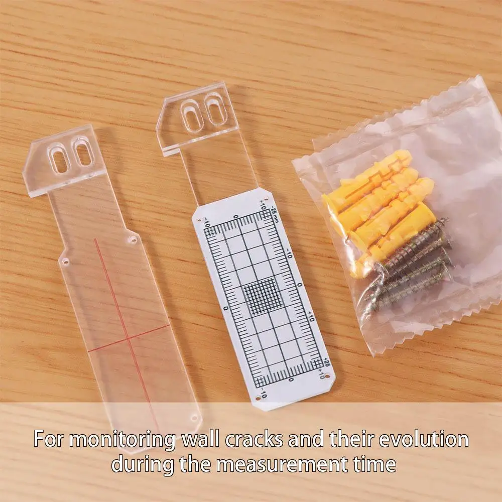 Positioning Corner Tell-Tale Crack Monitor Accurate Precision Instrument Versatile Monitorings Tool Crack Measurement