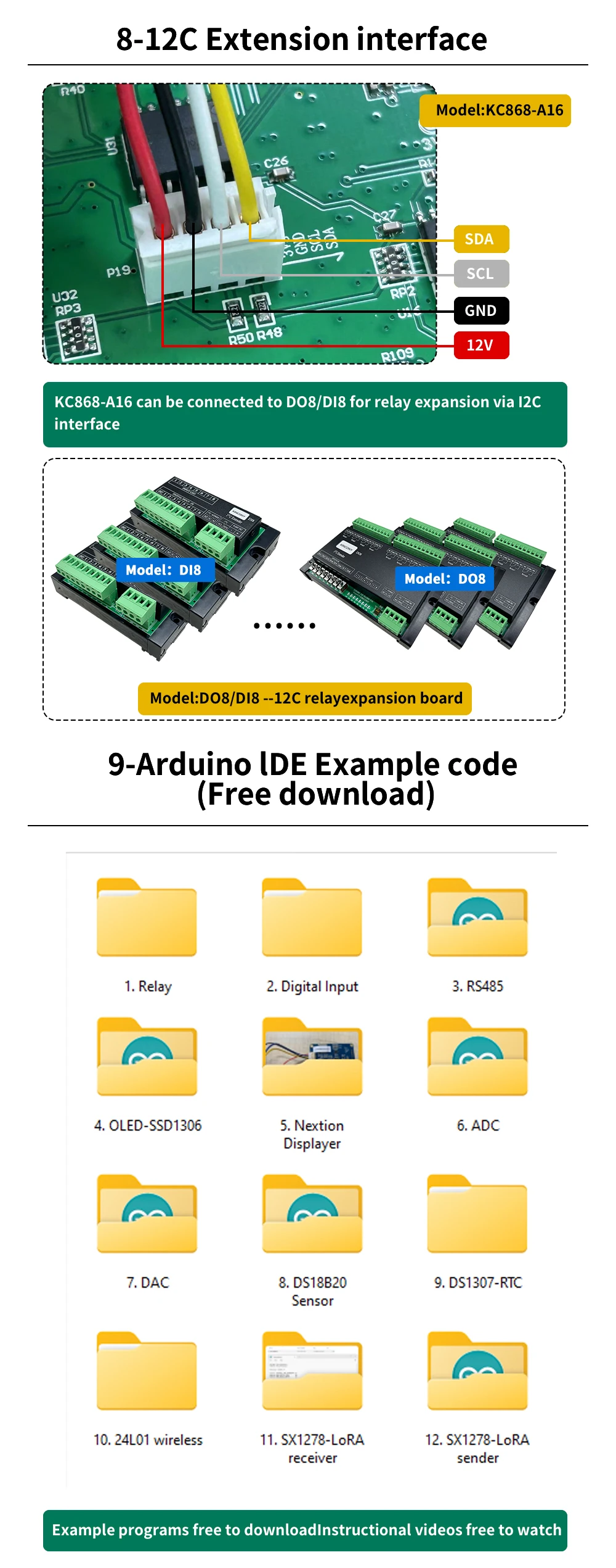 A16 ESP32 Development Programable Relay Board ESPhome Home Assistant Tasmota Arduino IDE RS485 I2C GPIO RF433Mhz Mosfet Output