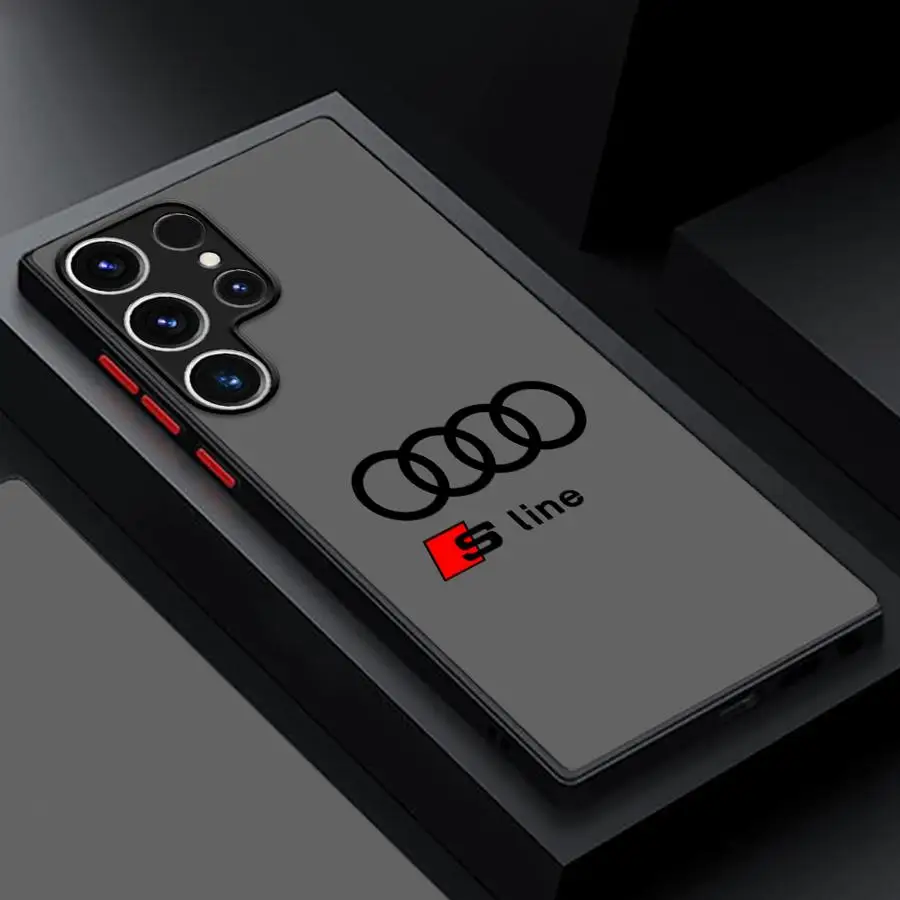 

A-Audi-S Line TPU Cover Case for Samsung Galaxy S22 Plus S10+ S21 5G S23 S25 Ultra S24 Ultra S9 Plus S21 S20 FE