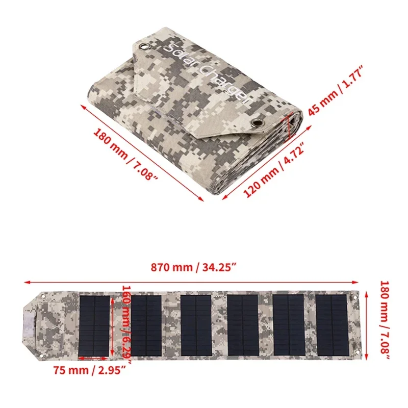Luxuglow Foldable Solar Panel Black 5
