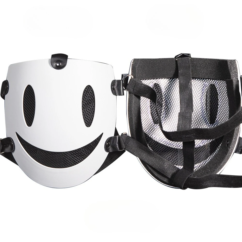 New COS Invasion Cosplay Killer Mask Plastic White Mask Samurai Costume Road