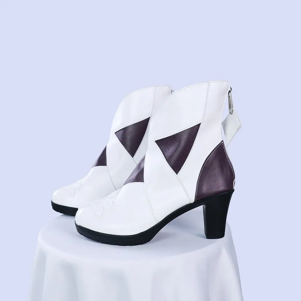 Honkai Star Rail Castorice Cosplay Sapatos Mulheres Botas de Couro PU em Quadrinhos para Halloween Carnaval Festa de Natal Personalizado