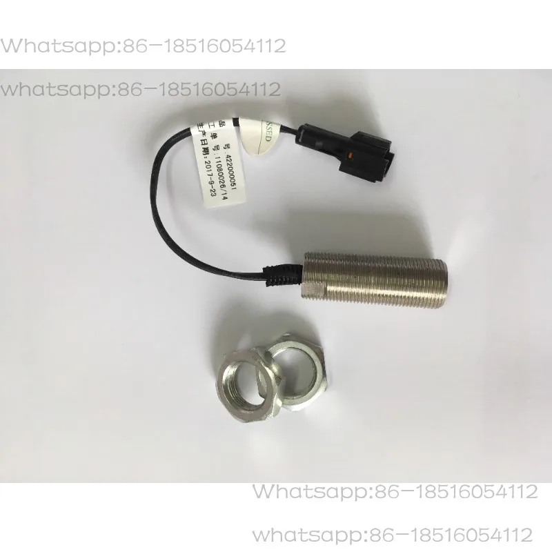 1Pcs Retarder Speed Sensor Full Teeth Send Two Nuts Suitable for Bus Bus School Bus Accessories Diamond Plug